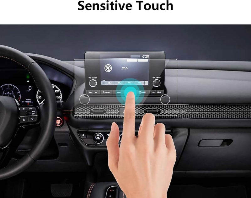 AZZIGO 2023-2025 2026 Honda Civic Tempered Glass Screen Protector For 2023-2025 Honda CRV (LX/EX/Sport Hybrid) 7-inch Touchscreen Accessories HD - Image 4